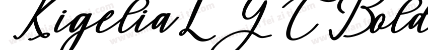 KigeliaLGC BoldItalic字体转换
